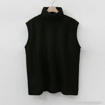 빅걸스토리 여성 빅사이즈 터들 베이직 레이어드 겨울 기모 폴라 조끼