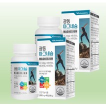 광동하루1정 마그네슘 비타민b 산화마그네슘 90정 2통 히드록시프로필메틸셀룰로스 결정셀룰로스 1000mg