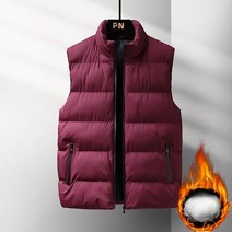 경량조끼 남성조끼 축구패딩조끼 다운 코튼 패딩 조끼 남성의 가을과 겨울 겉옷 양털 안감 고밀도 민소매 양복