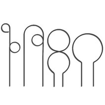 넝쿨지지대 정원아치 장미 포도나무 화분 화단 울타리 배열 장식용 프레임 원예 용품 덩굴 등반 등나무 랙, 02 black