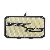 pcx등받이 YZFR3 오토바이 라디에이터 탱크 그릴 가드 커버 보호대 CNC For Yamaha R3 2015-2021 모터 부품, 04 B-Gold