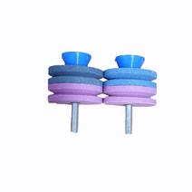 다용도 칼날 연마 드릴용 원형 칼갈이 숫돌 기, 싱글 블루