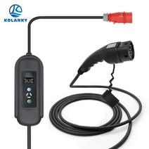 11kw 16a 3상 portablle ev 충전기 유형 2 iec 62196-2 cee 플러그 전기 자동차 빠른 자동차 충전기 evse 충전 wallbox, 2-16a 3p type2
