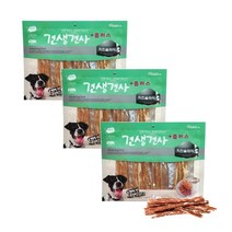 견생견사 플러스 대용량 간식 슬라이스 300g, 3개, 치킨