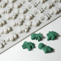 미니 공룡 금형 실리콘 몰드 48구 실리콘몰드