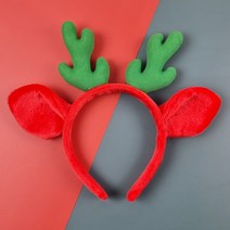 아이템팡 동물 머리띠 놀이동산 파티 운동회 생일 놀이공원, 루돌프(초록)