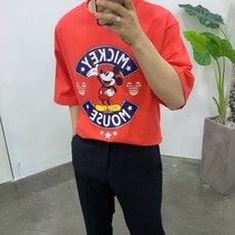 스트릿제이 [디즈니라이센스] 정품 미키 크렉 반팔티