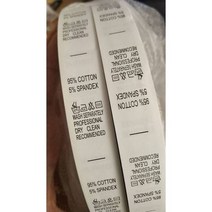 핸드메이드 라벨 택 200PCS 재고 화이트 케어 레이블 나일론 코팅 테이프 인쇄 세탁 태그 코 튼/폴 리 에스테 르/Elastane/린 넨/스 판 덱 스/실크/양모, 95Cotton5Spandex