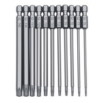 육각 별모양 나사 드라이버 자석드릴비트 100mm 11p #6634EA, DLL 100mm 11Pcs