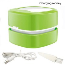 책상 지우개청소기 다기능 미니 진공 내구성 데스크탑 클리너 자동차 가정용 컴퓨터 휴대용 핸드 헬드 스위퍼 귀여운 집진기, C02 battery