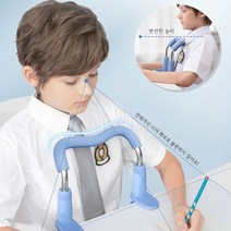 책상자세교정 목디스크 거북목 어린이 아이 초등 독서대 받침대, 블루