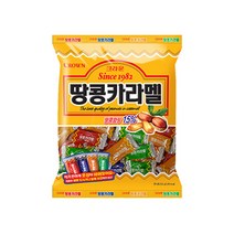 크라운 땅콩카라멜 120g/스낵/과자/간식/카라멜/사탕/땅콩/캬라멜 식품 > 스낵/간식 초콜릿/사탕/젤리/껌 캔디류 일반하드캔디