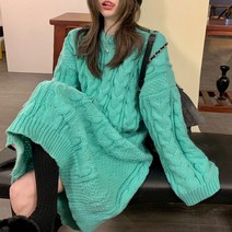 대박난박양 꽈배기 루즈 원피스