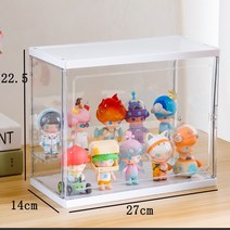피규어 인형 장식장 보관함 케이스 정리함 진열장 방진 아크릴 블라인드 박스 쇼케이스 애니메이션 디스플레이 차고 키트 소장 모델 공예품 상자 장난감, [02] 2-layer Heightening