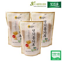 보리올 국산 엿질금 식혜 엿기름 가루 500g 3봉, 단품