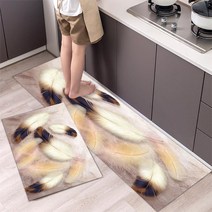 주방 다용도 미끄럼방지 매트 대형 피로방지 부엌 PVC 발 싱크대 욕실, F