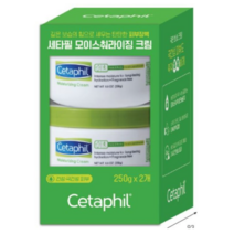 세타필 모이스춰라이징 크림 250G x 2입 집중보습이 필요한 피부에 수분과 영양을 공급 저자극 무향의 전신 보습 미끈거림이나 끈적임이 적은 사용감, 2개