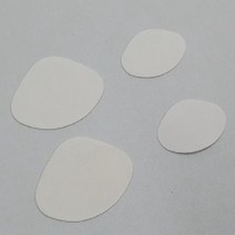 신발 운동화 뒷꿈치 수선 보수 패치 스티커 화이트, 8개
