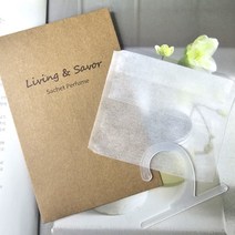 [캔들이케아] 크라프트 샤쉐봉투 샤쉐스톤 향낭 주머니, 1개