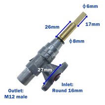 Laite 1 2PSI 가스 쿡탑 오븐 레인지 예비 부품 표면 버너 밸브 제어 밸브, 한개옵션0
