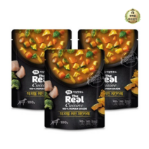 라이브잇 하림펫푸드 더리얼 퀴진 강아지 습식파우치, 39개, 100g, 치킨카레