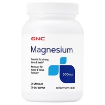 GNC 마그네슘 500mg 120캡슐 120일분