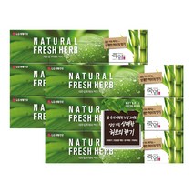 죽염 네츄럴프레쉬허브 치약 130g 3개입x2개, 단품