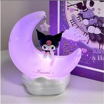 MINISO 산리오 문 버드 드림 야간 조명 LED 수면등 취침등 무드등 시나모롤 쿠로미