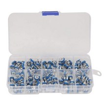 가변저항 트리머 세트 RM065 포텐션메타10종 100pcs/저항