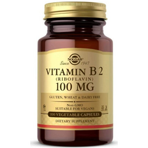 솔가 비타민B2(리보플라빈) 100mg 베지 캡슐 100정( 결핍 부족 고약사)