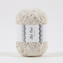 [앵콜스] 슬라브포인트 코튼실 슬라브사 의류 가방실 모자뜨기, 801 크림그레이(낱개), 1개