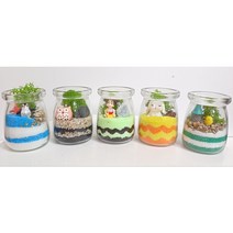 [피아트테라리움] DIY 미니테라리움 5개세트가격==1개6천원꼴 원예 원예활동 원예체험 원예프로그램 원예키트 테라리움 테라리움만들기 테라리움만들기재료 모스 모스테라리움 미술재료, 5.병아리, 1개