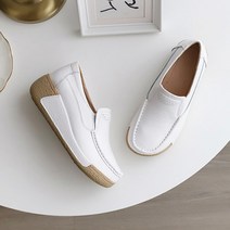 소가죽 발편한 컴포트 단화 키높이 쿠션 신발 5cm