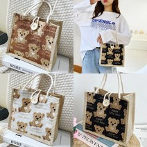 미니백 손가방 로프 선물 베어 여름 단체 여성 토트백