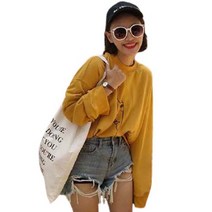 데이홀릭 단발 시크 맨투맨
