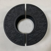 문고리 액틱구리 문손잡이 유리문 글자새김 옷장문 뉴차이나스타일 브론즈 빈티지 더블도어 나무문 손잡이, C03-옐로우고동 직경 200mm, T04-타입 4