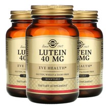 솔가 루테인 지아잔틴 40mg 30정 3병, 1개, 기본