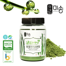 미송 동결건조 새싹보리 분말(쇳가루 대장균 불검출 인증업체/무농약EM노지재배), 병, 90g