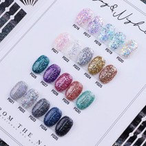 프롬더네일 글리터 젤네일, FG21, 1개