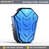 [해외]스즈키 GSX250R 혼다 야마하 가와사키 KTM BMW 아프릴리아 베넬리 트라이엄프 BAJAJ 용 오토바이 브레이크 레버 풋 페그 레스트 커버, 파란색