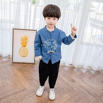한복 반티 가 새로운 중국 스타일 빈티지 버튼 자수 당나라 정장 전통 고대 hanfu