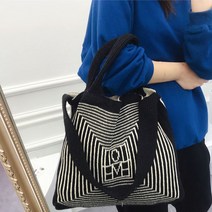 토템 니트 가방 데일리 여성 숄더백 에코백 여자 뜨개