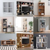거실용 침실용 서재용 멀티선반 진열대 책장 H1-210510-3, 8.라일라 600 5단 책장, 블랙화이트