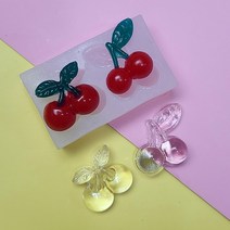 체리 몰드 레진아트 uv레진 공예 탑꾸 에폭시 꾸미기 재료