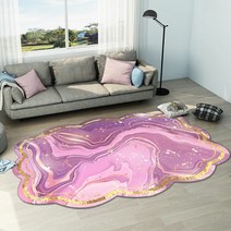 황금 다이아몬드 벨벳 불규칙한 대형러그 다양한사이즈 북유럽 패턴 러그 카페트