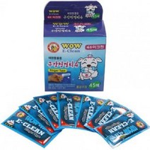 와우 이크린 구강청결티슈(45매)