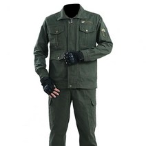 2022 봄/가을 면화 작업복 야외 내마모성 용접기 두꺼운 노동 보험 의류 자동차 유지 보수 신제품, 01 Green_04 3XL