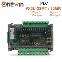CNC 컨트롤러 모션 제어 FX3U-32MT PLC 산업용 제어 보드 6AD 2DA 릴레이 출력 RTC RS485 CAN 통신 FX1N fx, 06 30MR-CAN-485-RTC