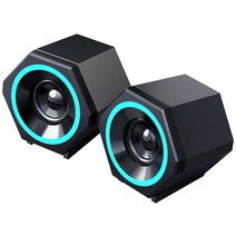 [OTOE] 스피커 pc PC pc 스피커 usb PC 용 스피커 수중 유선 (블랙)