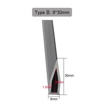 레이저 절단기 커팅기 조각기 블레이드 작업 테이블 나이프 알루미늄 5x15 / 8x30 /20x30mm C 커팅 아크릴, 02 Type B_01 500mm